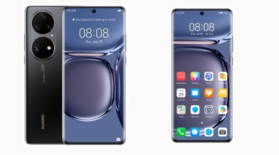 Huawei P50 Pro 8/256 GB czarny w kolorze czarnym