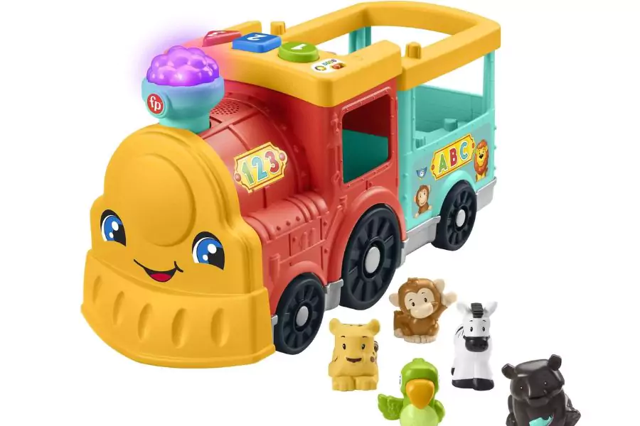 Pociąg ze zwierzętami Little People
